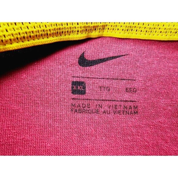 Nike 2XL Men's USC Trojans Embroidered Logo Burgundy Short Sleeve Swoosh Polo - Picture 4 of 10